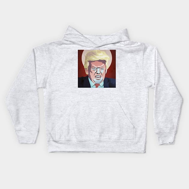 Angry Trump Kids Hoodie by sampleshirt